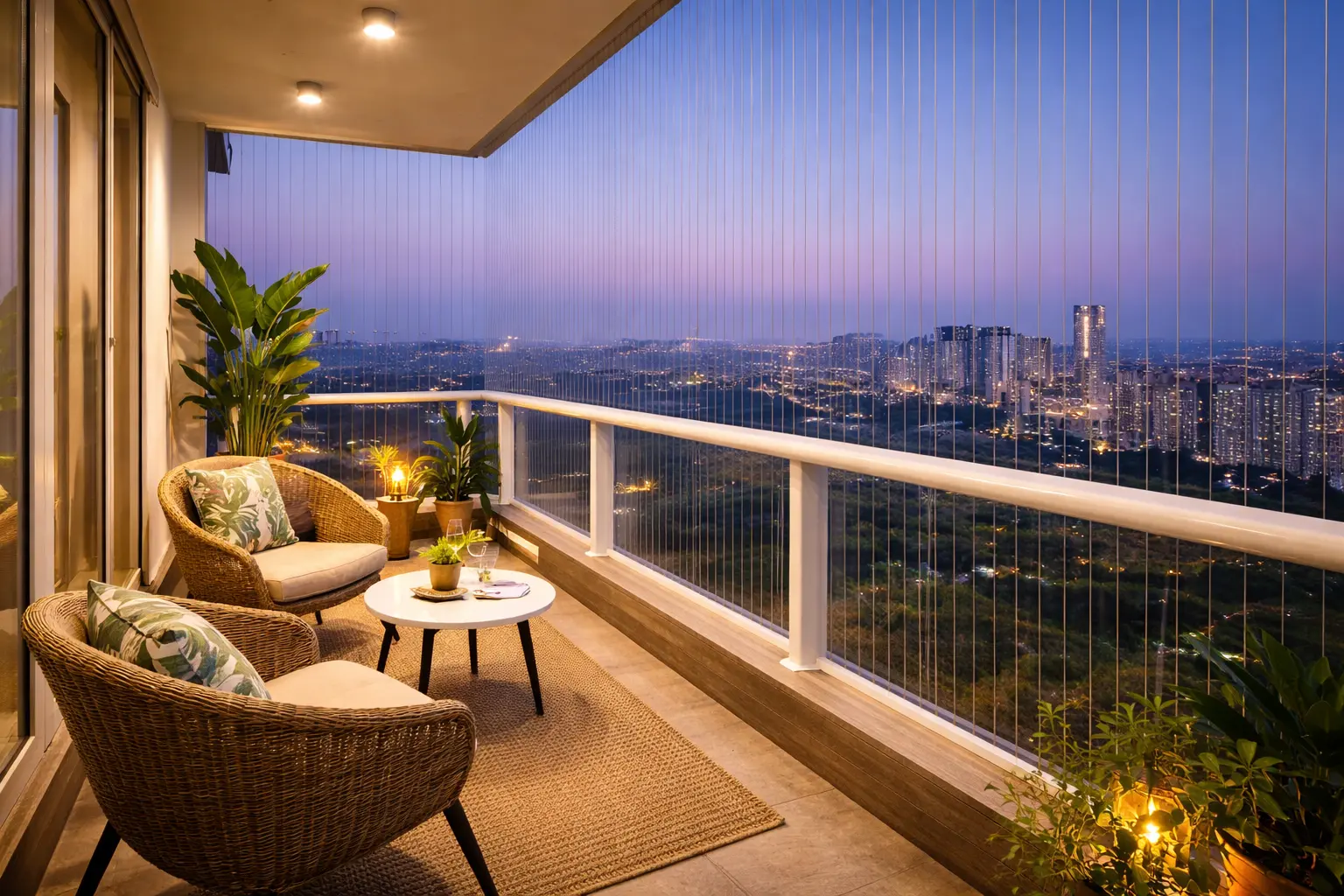 Balcony Invisible Grills